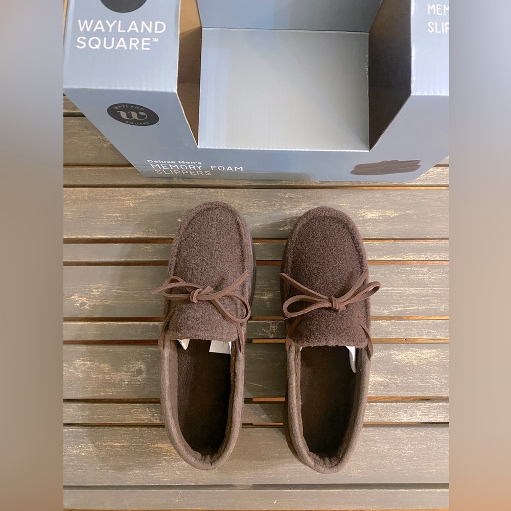 MEN’S MEMORY FOAM SLIPPERS
